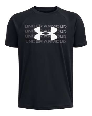 Boys' UA Tech™ Wordmark Logo Short Sleeve 